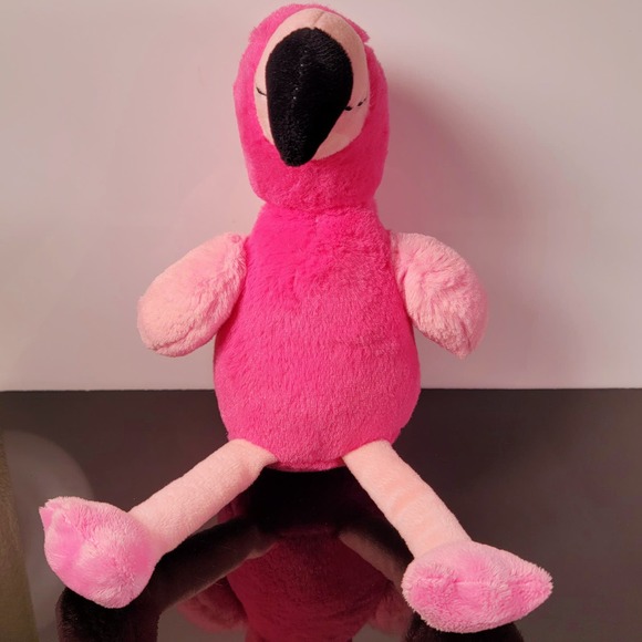 Pink Flamingo Plush‎ 12” Soft Exotic Stuffed Animal Realistic Silly Cute Clean - Picture 1 of 5